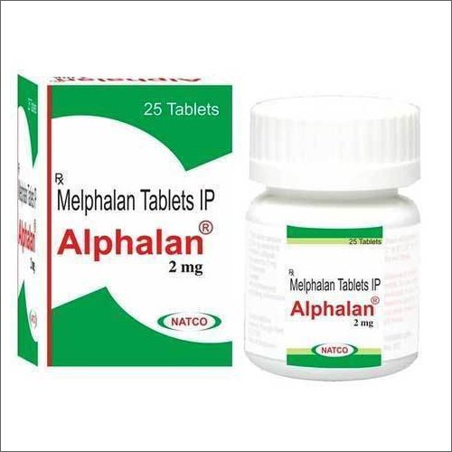 Melphalan Tablets IP - 2mg Dosage for Ovarian Cancer, Prescription Only, Recommended for Human Use, Store in Dry Place