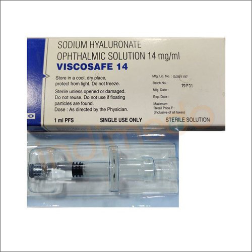 Liquid 14Mg Sodium Hyaluronate Ophthalmic Solutoin Injection