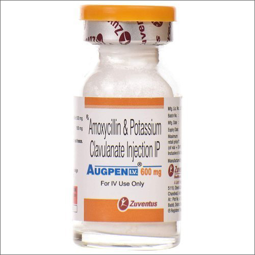 Liquid 600Mg Amoxycillin And Potassium Clavulanate Injection Ip