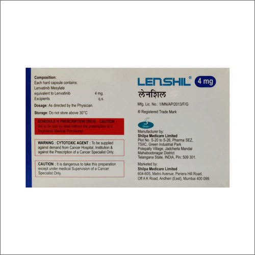 4 Mg Lenshil Capsules General Medicines