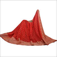 Ladies Banarasi Handwoven Georgette Silk Saree