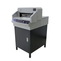 Programmable Paper Cutting Machine - Cutting Width (460 X 460 Mm), Automatic & Computerized Control System, 1 Year Warranty, Weight (160 Kg)