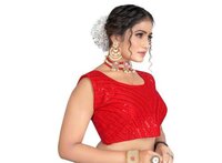 Ladies Designer Blouse - Quality Tested Fabric, Sleeveless Design | Casual Wear, Washable, All Season Elegance With Tejas Fancy Sequins