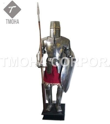 Iron Medieval Full Suit Of Knight Armor Suit Templar Armor Costumes Ancient Armor Suit Wearable Medieval Knight Armor As0055