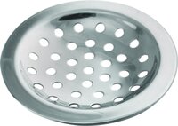 5 Inch Ss Round Jali - Stainless Steel, Silver Color, Long Lasting Material | Plain & Slotted Design For Bathroom And Kitchen Floor Drains