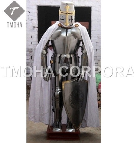 Medieval Full Suit of Knight Armor Suit Templar Armor Costumes Ancient Armor Suit Wearable  Medieval Knight Armor AS0060