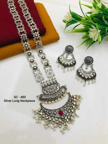 Silver Necklace Set