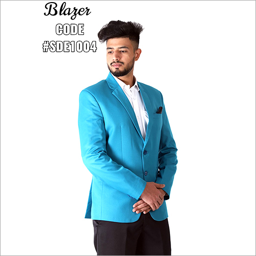 Mens Sky Blue Blazer