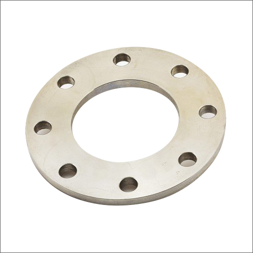 MS Round Pipe Flanges - Mild Steel, 5-10 Inch, Silver Color, Polished Surface | Ideal for Piping System Connections, Round Shape