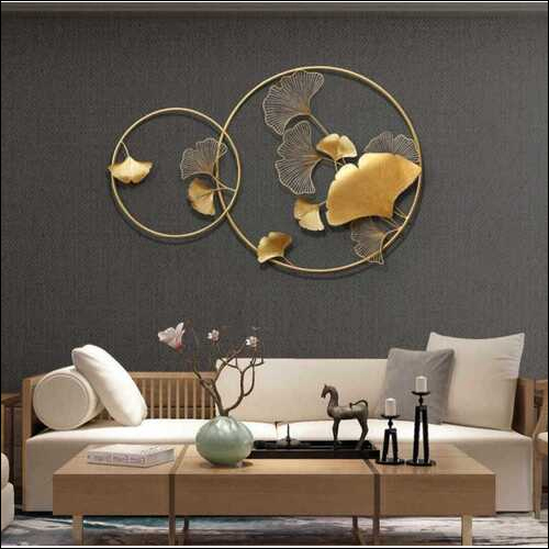2 Circle with flower designing wall art