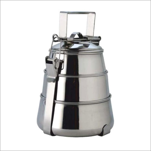 2X5 Stainless Steel Piramid Tiffin Size: Customized