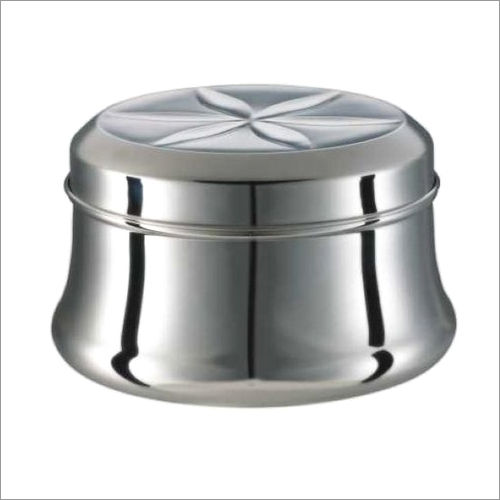 Polished 10X12 Flower Stainless Steel Box