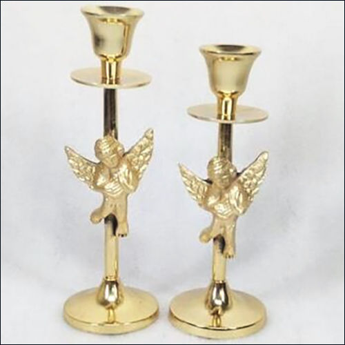 Candle Stick pillar with guardian angel design