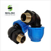 MDPE Brass Threaded-MT Elbow