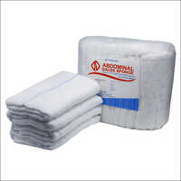 Abdominal Gauze Sponge - 100% Cotton, Sterile, Large Rectangular Shape | White, High Absorption Rate, Disposable, Clinical Use