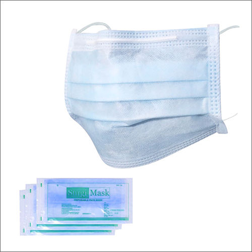 3 Ply Elastic Surgical Mask Age Group: Men