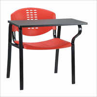 SF-01 Plastic Seat Writing Pad Chair
