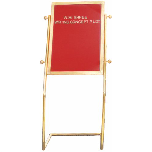 Welcome Board Brass