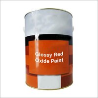 Glossy Red Oxide Paint - Liquid, 5 Litre Size, Red Color | High Gloss Finish For Bare Metal, Water-resistant, Rust Protection