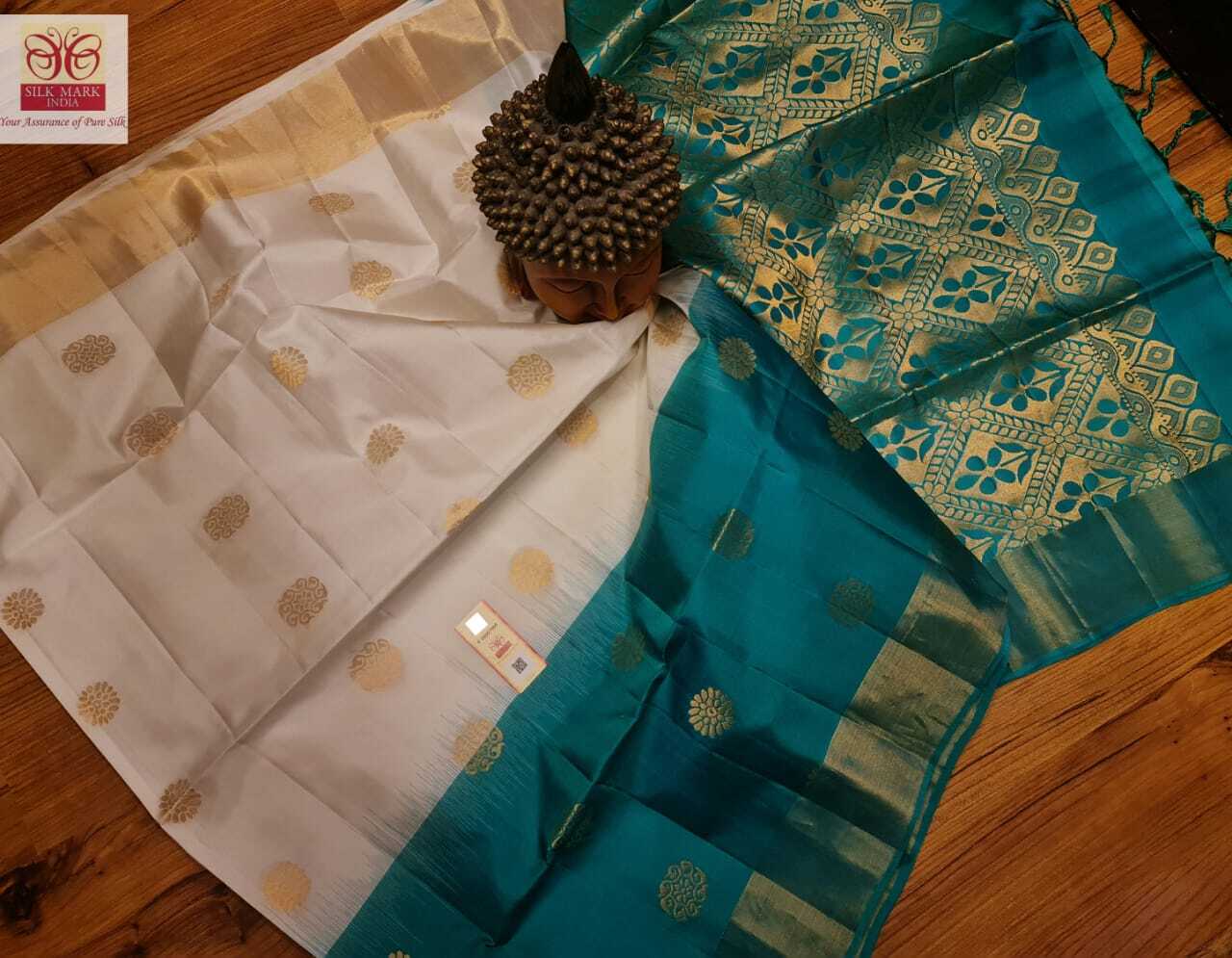 handloom turning border soft silk saree