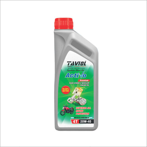 20W40-4T API SL Premium Four Stroke 2 Wheeler Engine Oil