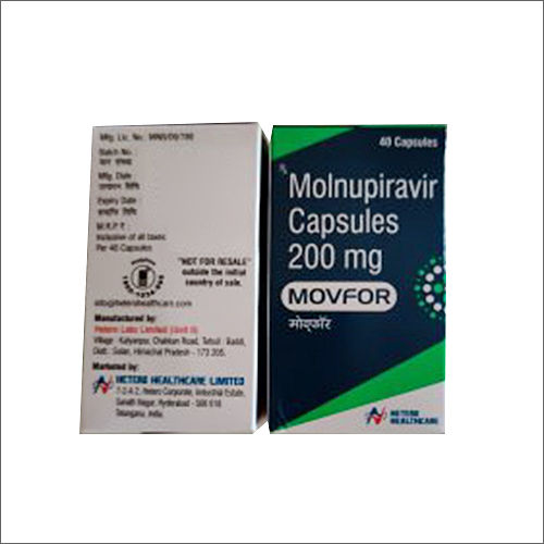 Movfor 200mg Molnupiravir Capsules General Medicines