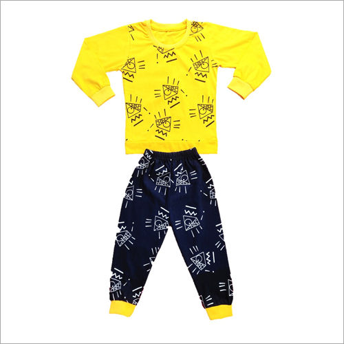 Kids Yellow Cotton Top And Pant Age Group: 1-6 Years