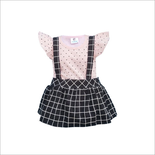 Kids Cuff Top Suspender Belt Skirt Age Group: 1-6 Years