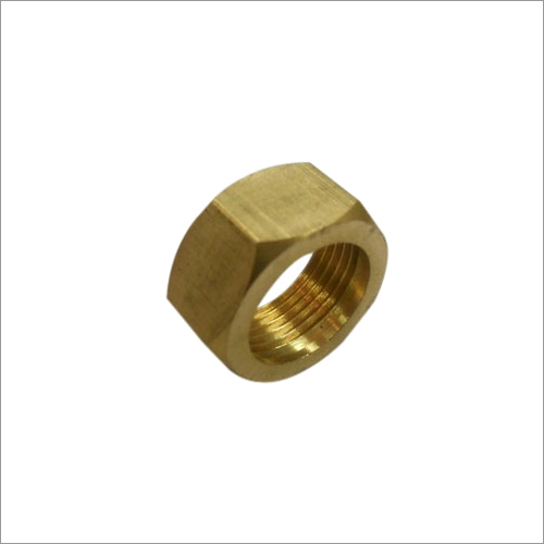 Industrial Brass Nut - Brass Material Custom Size Polished Finish | Industrial Application Corrosion Protection High Durability