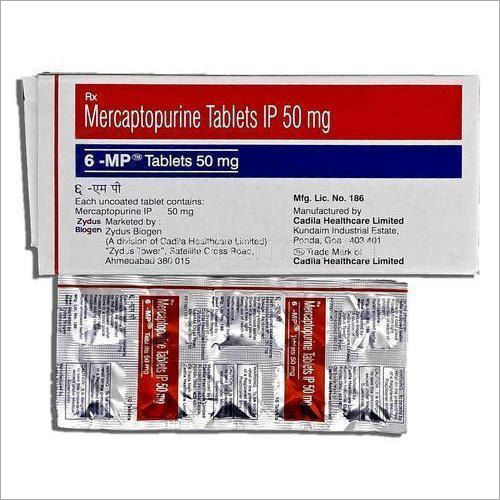  6 Mp (मर्कैप्टोप्यूरिन 50Mg टैबलेट) सामान्य दवाएं