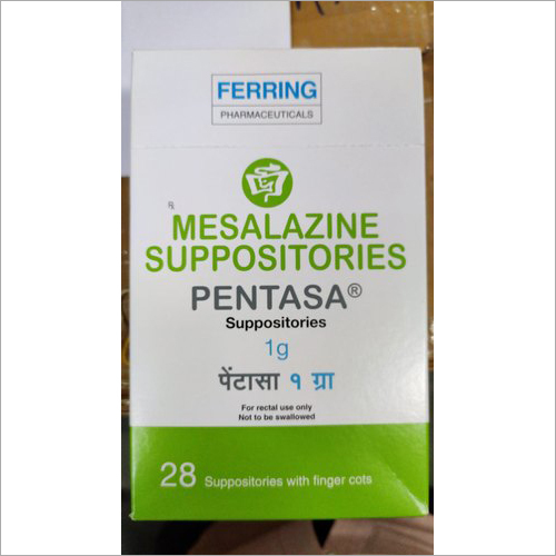Pentasa 1 Gm Suppository (Mesalazine Suppositories) General Medicines