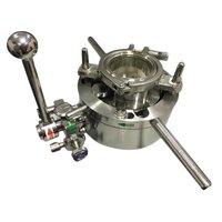 Split Butterfly Valves (S B V) - Color: Silver
