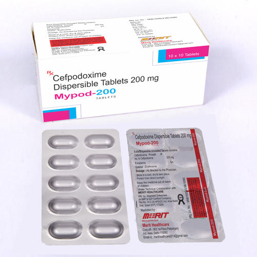 Cefpodoxime Dispersible Tablets 200 Mg General Medicines