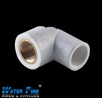 Upvc Brass Elbow - 25mm, White | 90 Degree Bend Angle, Female Connection Type, High Adhesion And Excellent Bonding For Optimal Liquid Flow