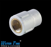 Upvc Brass Fta - 25mm Round Adapter | White, Astm Standard, Casting Technique