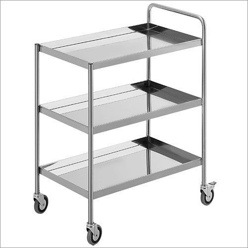 Stainless Steel Mobile Trolley