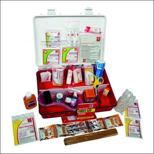 Sjf - P1 Workplace First Aid Kit Large - Designed As Per Industry Act - Plastic Box By MERQURI WORK AND PLAY PRIVATE LIMITED