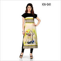 Round Neck Party Wear Kurti