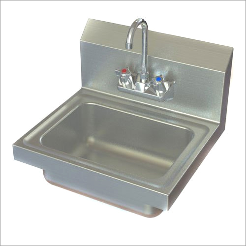 Silver Stainless Steel Hand Washing Sink