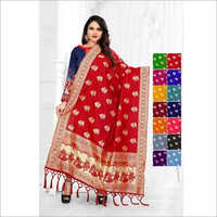 Designer Handloom Silk Dupatta