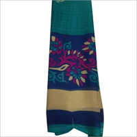 Printed Georgette Saree