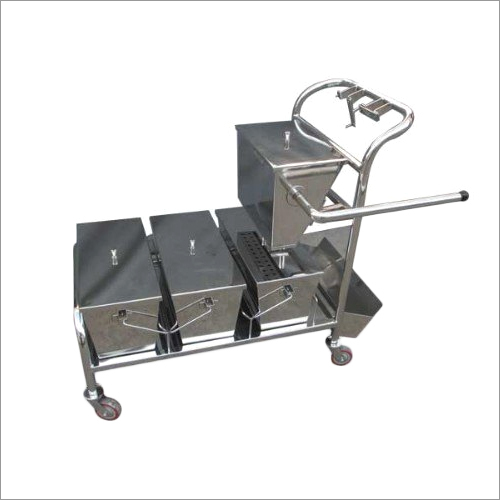 Stainless Steel Mopping Trolley
