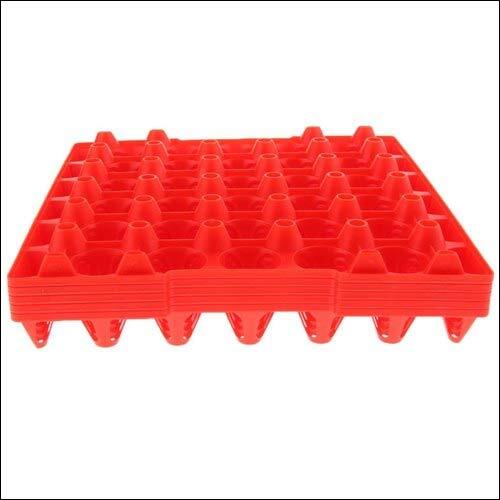 Red Plastic Poultry Egg Crates