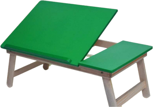 Green Half Laptop Table
