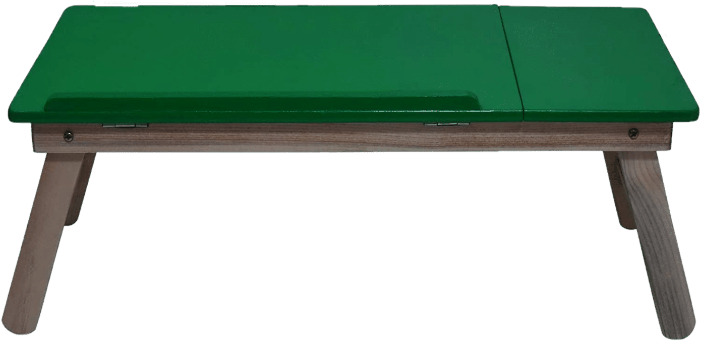 Green Half Laptop Table
