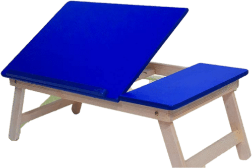 Blue Half Laptop Table