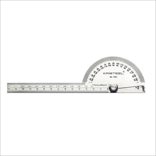 Degree Protractor With Graduated Arm
