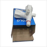 Polo 2 Way PVC Angle Bib Cock
