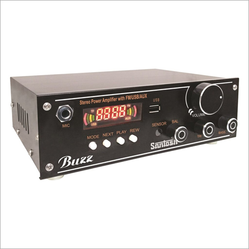 Buzz Stereo Power Amplifier With FM USB Aux