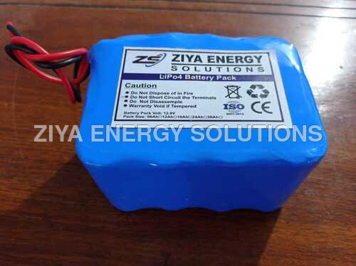 24 AH 12.8V LiPo4 Battery Pack